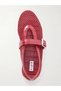La Ballerine croc-effect leather-trimmed mesh ballet flats - 3