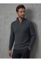 Men's Smoked Half-Zip Turtleneck Thessaloniki Knitwear Sweater