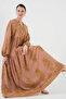 Patterned Hijab Dress
