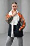 Waterproof Long Patterned Women's Raincoat - 4