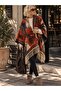 Equestrian Heritage Patterned Tasseled Poncho - 2