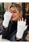 Women's Soft Textured Plush Cut Finger Gloves