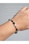 Güleç Natural Stone Natural Rutile Quartz Stone Macrame Braided Adjustable Bracelet 6 mm