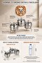 Silver 3-Piece Seasoning Shaker and Salt Shaker Set with Stand, Stylish Luxury Sauce Bowl Set with Crystal Handles, 18/10 Stainless Steel 723753 - 5