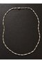 Stainless steel tarnish-resistant classic steel necklace with steel chain