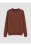 Quality Pieces from Çelebi Store Zero Roba Collar Hair Weave Embroidered Men's Knitwear Sweater - 6