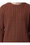 Quality Pieces from Çelebi Store Zero Roba Collar Hair Weave Embroidered Men's Knitwear Sweater - 4