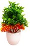 نباتات اصطناعية في أصص، نباتات أوكالبتوس بلاستيكية صغيرة للديكور الداخلي - 3