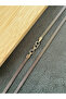 Stainless steel tarnish-resistant design necklace with 2.5mm steel chain