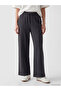 Two Mt Shop Quality Lcw Modest Anthracite Interlock Plain Loose & Baggy Women's Sweatpants - 3