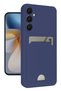 Ilkestor Newface Galaxy S24 Fe Case Kelvin Silicone with Business Card Holder (31411) - Navy Blue