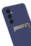 Ilkestor Newface Galaxy S24 Fe Case Kelvin Silicone with Business Card Holder (31411) - Navy Blue - 2