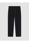 High Waist Pleated Women's Fabric Trousers - 5