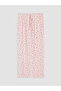 Peak New Season Pink U-Neck Patterned Women's Pajama Set - 8