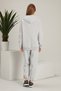 Women's Light Gray Jogger Pocket Tracksuit Set - 4