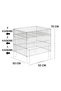 53 X 53 cm Foldable Basket – Metal Product Basket - 2