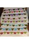 Handcrafted Needlework Purple Floral Towel Edge Set 2 Pieces (50 cm X 2 Pieces) - 7