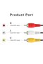 Tengchi 3ft Composite Cable Compatible with Dvd Player - 5