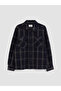 Rmz Gi̇yi̇m Farkiyla Standard Fit Checkered Embroidered Men's Lumberjack Shirt Jacket - 2