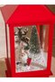 Christmas Themed Illuminated Decorative Object with Snowman Figure - 27 cm - 2