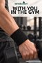 Black Towel Sports Wristband 2 Pieces 9 cm Sweat Wristband Fitness Tennis Wrist Band - 4