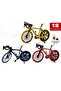 1:8 Scale Realistic Metal Model Bicycle Yellow - Decorative Toy with Shock Absorber, Movable Chain, and Pedals - 9