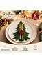 12-Piece Luxury Felt Pine Tree Table Tableware Presentation Set Christmas Themed Decorative Table Presentation Accessory - 2