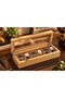 Watch Box for 6 Watches Piano Cream Wood - 3
