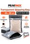 Transparent Shipping Bag 24X30 cm Black Back Side Self-Adhesive 1000 Pieces Packaging Bag - 4
