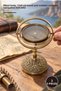 3 Pieces Brass Compass – Metal Body, 15X9 cm Travel and Outdoor Compass Navigation Ksk2082