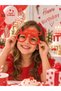 Happy Birthday Red Mica Party Glasses – Birthday Fun and Photo Shoot Accessory - 2