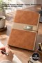 10 Pieces Undated Thermo Leather Notebook – Lined A5 Planner, Magnetic Closure, Promotional Notebook, Vintage Brown
