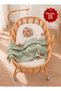 100% Cotton Baby Thick Waffle Blanket Water Green - 4