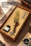 1 Piece Vintage Dip Inkwell Set – Desktop Dip Pen and Inkwell Set, for Handwriting and Calligraphy, Retro Style Dip Pen