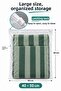 10-Piece Zippered Organizer Set - Travel Suitcase Organization Transparent Organizer with Lock - 45X35Cm - 40X50Cm - 3
