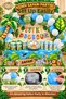 Safari Birthday Party Set 30 Balloon Set Plate Cup Corn Box Banner Tablecloth Foil Balloon Gift Sticker - 4