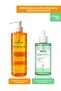 Set of 2 - Natural Skin Rejuvenating Serum and Revitalizing Face Gel, Orange
