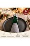 12-Piece Luxury Felt Pine Tree Table Tableware Presentation Set Christmas Themed Decorative Table Presentation Accessory - 3