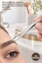 10 Pieces of Metal Tweezers – Fine Slanted Tip, for Eyebrow Removal and Precision Hair Removal, Shiny Silver Stainless Tweezer
