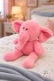 Pink Elephant Plush Toy Sleeping Companion with Long Hose - 60 cm - 2
