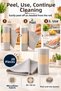 Roll Microfiber Cleaning Cloth 30X30 cm Multi-Purpose Kitchen Bathroom Glass Furniture Cloth 20Pcs - 2