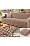 Soft Furry Sofa Cover 170X215 cm Soft Plush Non-Slip Base Sofa Cover - 2