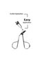 10 Pieces Silver Eyelash Curler – Metal Design Ergonomic Handle Eyelash Shaping Eyelash Curler - 5