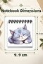 Cute Kitten Illustrated Mini Notepad Set - 3