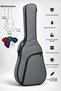 Egc-37Gr Gray Electric Guitar Case Waterproof Softcase with Thick Pads