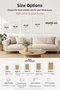 Natural Wood Framed Coffee Rise and Grind Wall Decor Painting Set for Coffee Corner Kitchen - 3