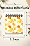 Aesthetic Daisy and Bee Patterned Mini Pocket Notepad Set - 3