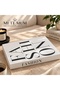 Decorative Book Boxed Candle Holder Stand, Book with Hollow Storage Box, Modern Home and Office Decoration Object - 2