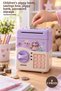 5-piece musical light-up atm-style piggy bank set – kids' money bank, savings box, piggy bank, encrypted storage