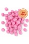 Glitter Pompom Pink 60 mm Pack of 50 Decoration Decoration Hobby Handicraft Accessory